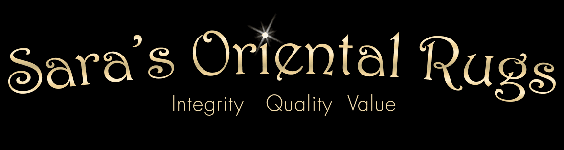 sara's oriental rugs black logo